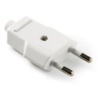 Famatel Földeletlen dugvilla fehér, 10A-250V