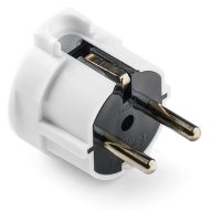 Famatel Földelt dugvilla fehér, 16A-250V