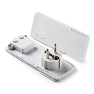 Famatel Földelt dugvilla, extra lapos, fehér, 16A-250V