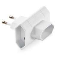 Famatel Földeletlen hármas T elosztó, fehér, 10A-250V