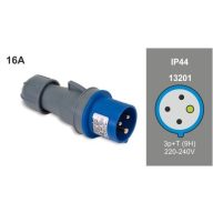 Famatel FAMATEL ipari lengő dugvilla 3P+F 230 V 16A  IP44