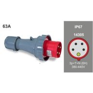 Famatel FAMATEL ipari lengő villa 3P+N+F 380V 63A IP67