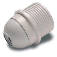 Famatel Műanyag csillárfoglalat E-27 fehér, galléros