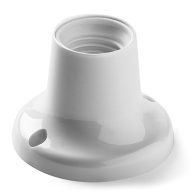 Famatel Műanyag egyenes alj, max. 60W, E-27 fehér