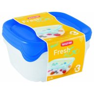 Curver "Fresh & Go"ételtartó szett 3x0.8l