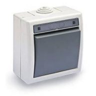 Famatel Vízmentes csengőnyomó csengőjellel 10A-250V IP55