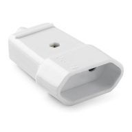   Famatel Földeletlen lengő dugalj süllyesztett fehér 10A-250V