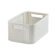   CURVER "STYLE" S MÉRETÚ RATTAN KOSÁR (6L)  Krém