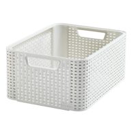   CURVER "STYLE" M MÉRETŰ RATTAN KOSÁR (18L)  Krém