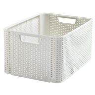   CURVER "STYLE" L MÉRETŰ RATTAN KOSÁR (30L) Krém