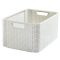 CURVER "STYLE" L MÉRETŰ RATTAN KOSÁR (30L) Krém