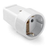 Famatel Földelt lengődugalj /műanyag/ 16A-250V, fehér