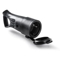 Famatel Földelt gumi lengődugalj csapfedéllel, IP44