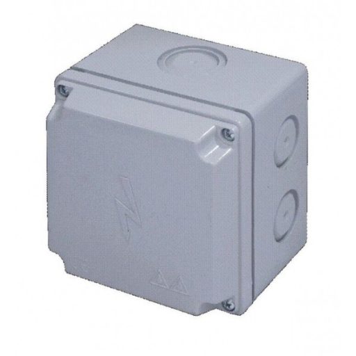 Famatel Kötődoboz erősített falú 115x115x90mm csavaros tető IP67