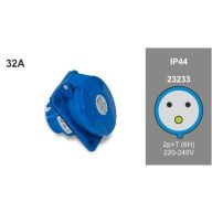   Famatel FAMATEL ipari beépíthető dugalj 2P+F 230V 32A IP44