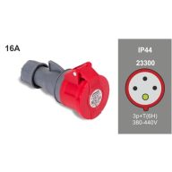 Famatel FAMATEL ipari lengő dugalj 3P+F 380V 16A IP44