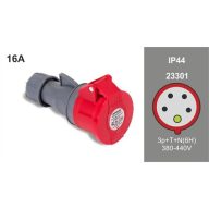 Famatel FAMATEL ipari lengő dugalj 3P+N+F 380V 16A IP44