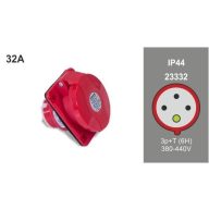   Famatel FAMATEL beépíthető döntött dugalj 3P+F 380V 32A IP44