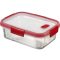 Curver "Smart Cook"  tégla ételtartó 0,9l átlátszó/piros