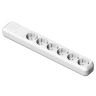   Famatel Földelt szerelhető elosztó hatos /hosszanti/ 16A-250V