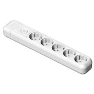   Famatel Földelt szerelhető elosztó ötös kapcsolóval 16A-250V