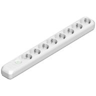   Famatel Földelt szerelhető elosztó nyolcas kapcsolóval 16A-250V