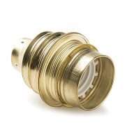   Famatel Fém csillárfoglalat E-27 aranyszínű, 2db gyűrűvel