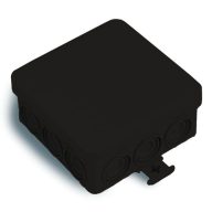   Famatel Kötődoboz 85x85x36mm könnyített oldal IP55 fekete