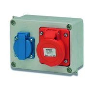   Famatel 3072 szerelő doboz 1db házt. alj + 1db 4P 16A ip. alj, IP44