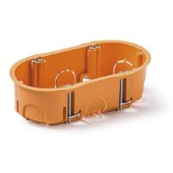 Famatel Gipszkartondoboz, 138x67x45mm, dupla