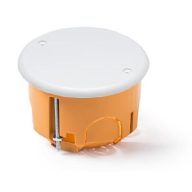 Famatel Gipszkartondoboz + tető, 67x45mm /kerek/