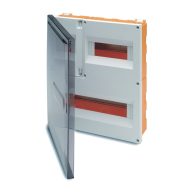   Famatel 4+22 mod. gipszkarton elosztószekrény átlátszó ajtóval