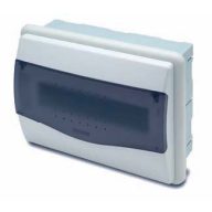 Famatel 8 mod. sülly. elosztószekrény átl. ajtóval