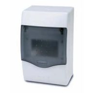   Famatel 4 mod. falon kivüli elosztószekrény átlátszó ajtóval