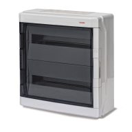   Famatel 18+18 modulos falon kívűli elosztószekrény, 464x432x160mm, IP65