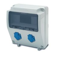   Famatel AcQUA 9 mod. szerelt ipari doboz /2db háztartási alj/