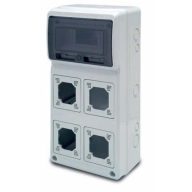   Famatel AcQUA 8 mod. + 4 szerelvényhelyes doboz 506x230x150mm