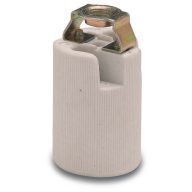   Famatel Porcelán foglalat, E-14, M10x1, szimmetrikus rögzítés