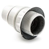 Famatel Műanyag csillárfoglalat E-14 fehér, galléros