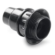 Famatel Műanyag csillárfoglalat E-14 fekete, galléros