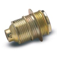 Famatel Fém csillárfoglalat E-14 aranyszínű galléros