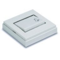   Famatel Nyomókapcsoló, falon kívüli, csengőjellel, 10A-230V, fehér