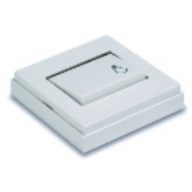   Famatel Nyomókapcsoló, falon kívüli, lámpajellel, 10A-230V,  fehér