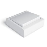   Famatel Alternatív kapcsoló, falon kivüli, 10A-250V, fehér