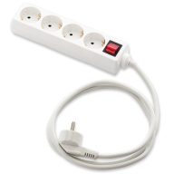 Famatel Hosszabbító 4-es 3 m vez.+kapcsoló 16A-250V