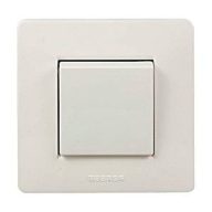 Famatel Kereszt kapcsoló, 16A-250V, fehér, süllyesztett