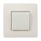 Famatel Kereszt kapcsoló, 16A-250V, fehér, süllyesztett