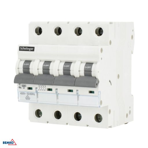 Bemko Kismegszakító 4P "C" kar. 13A 230V 6kA