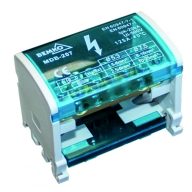 Bemko Elosztóblokk, 125A, 2db sín (7db furat/sín)