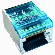 Bemko Elosztóblokk, 125A, 4db sín (7 furat/sín)